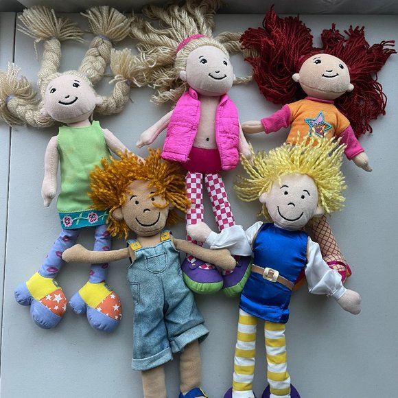 Lot of 5 Manhattan Toy Dolls 12" - great condition